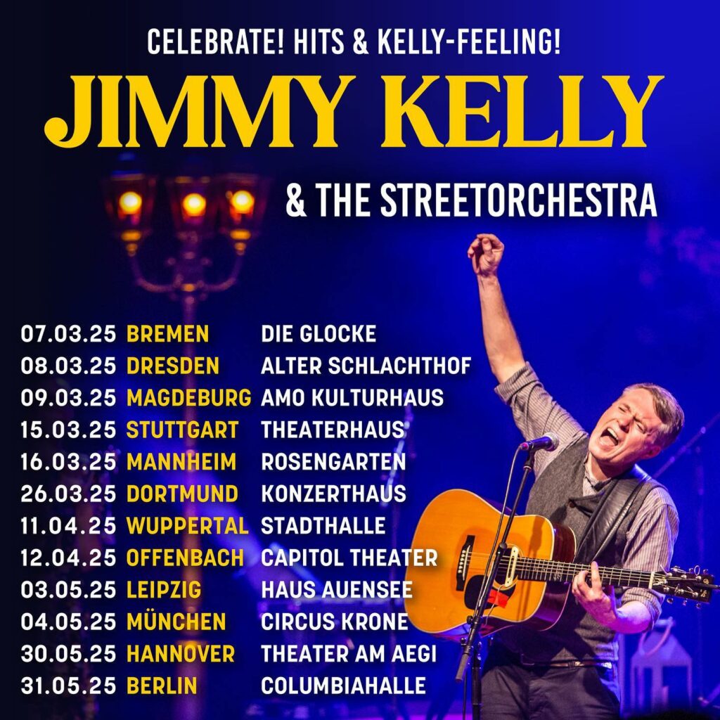 Jimmy Kelly Tour 2025 Concertvisions