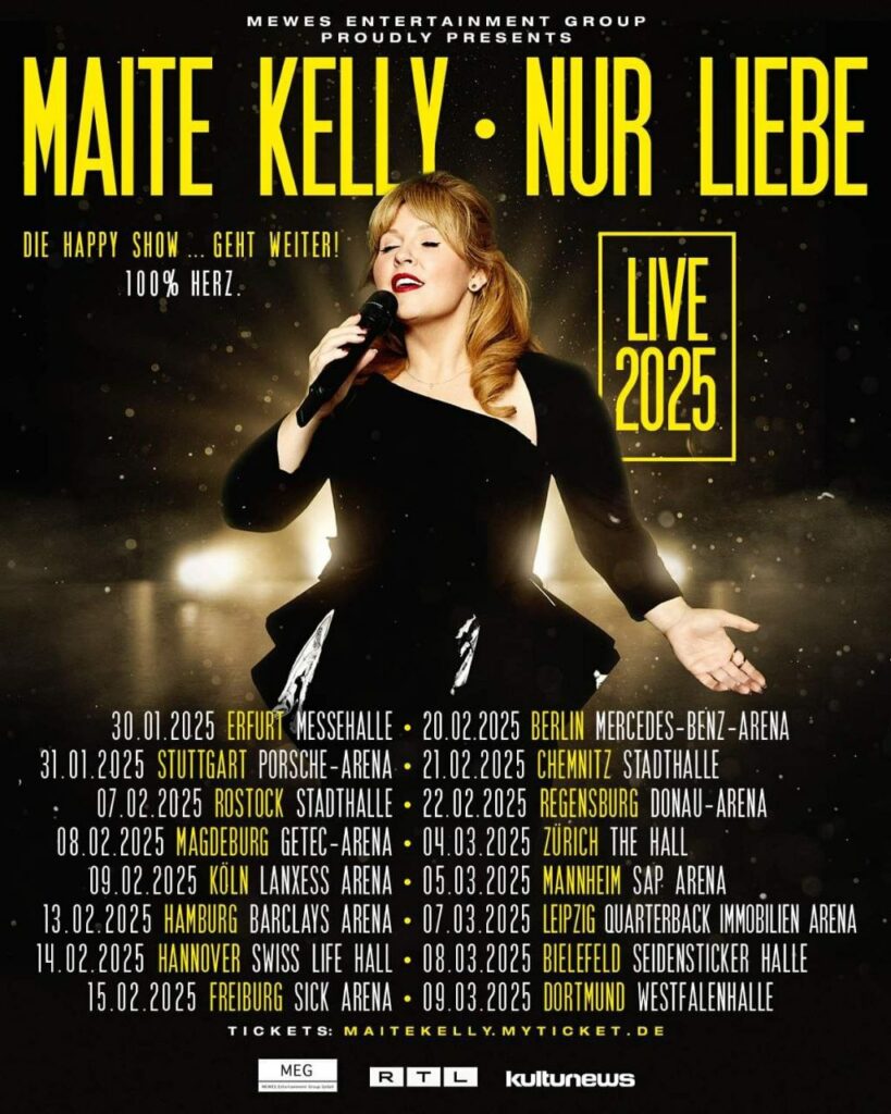 Maite Kelly 2025 wieder auf Tour! Concertvisions