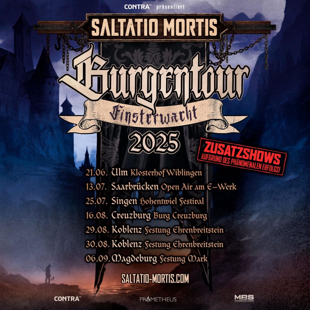 Saltatio Mortis - Burgentour 2025 - Concertvisions